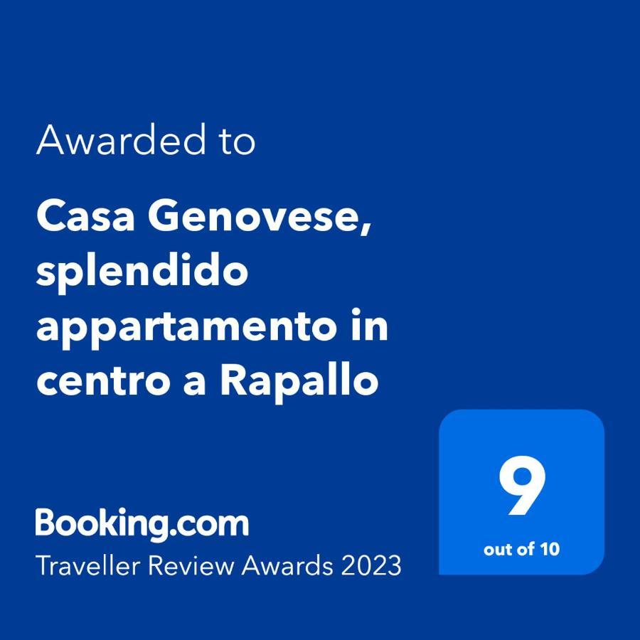 Casa Genovese, Splendido Appartamento In Centro A Rapallo Exteriör bild